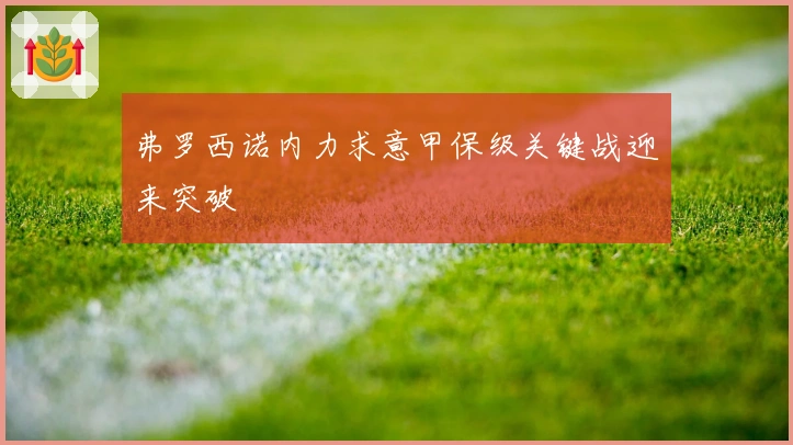 弗罗西诺内力求意甲保级关键战迎来突破